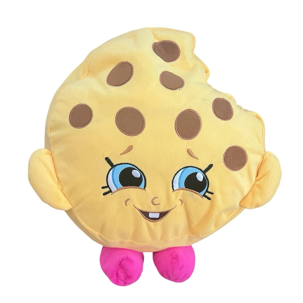 Shopkins Yellow Cookie Plush with Bright Pink Feet